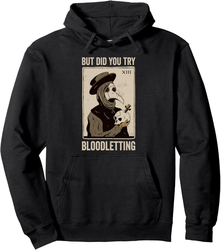 Plague Doctor Tarot Card, Tarotkarte, Steampunk Pestdoktor Pullover Hoodie