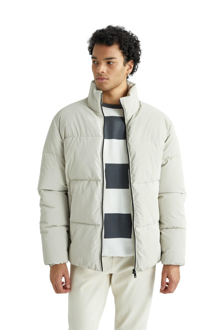 DeFacto Herren Jacket L Off White, L Off White