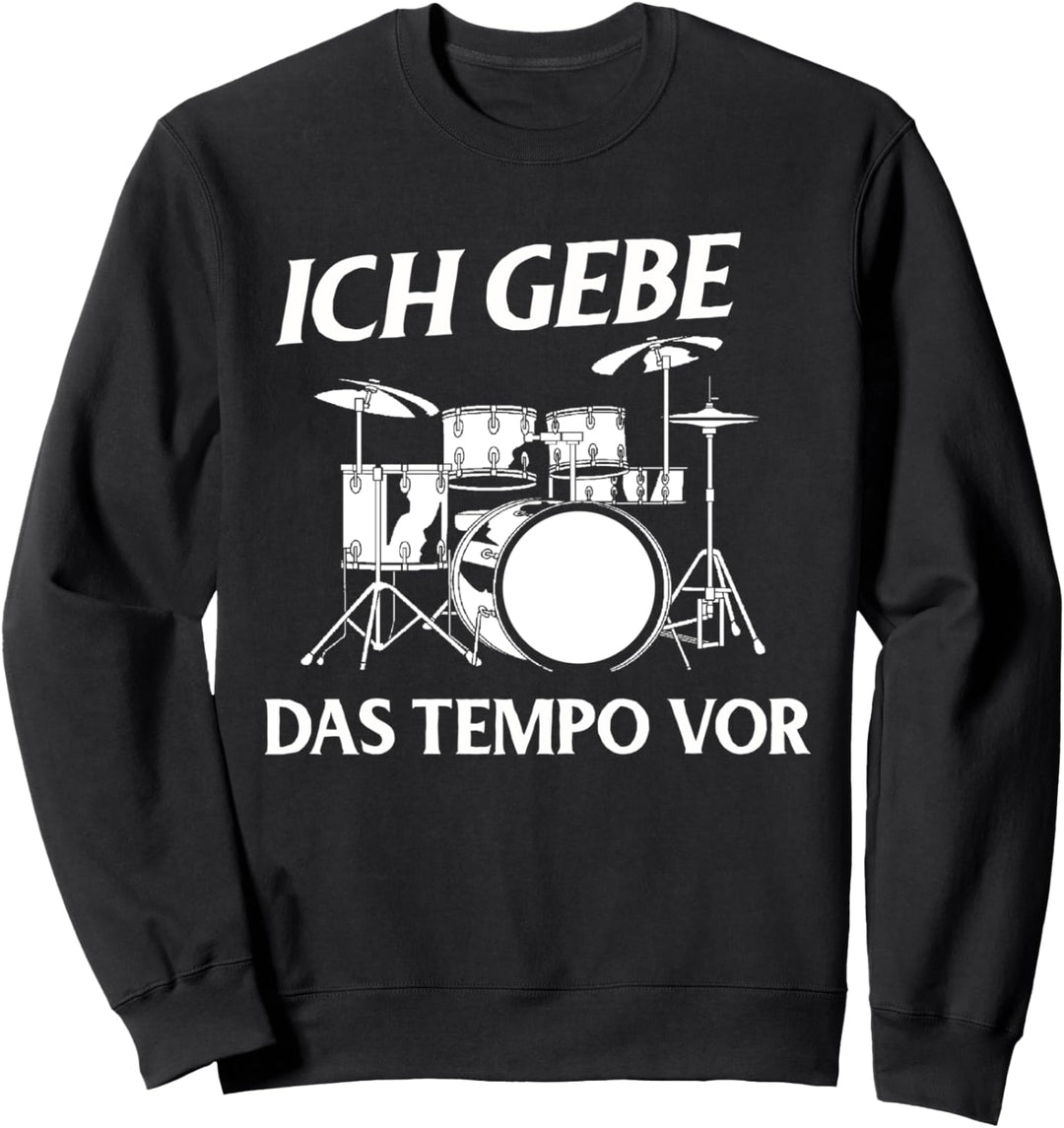 Schlagzeug Geschenke Für Männer Drumsticks Vintage Rock Sweatshirt