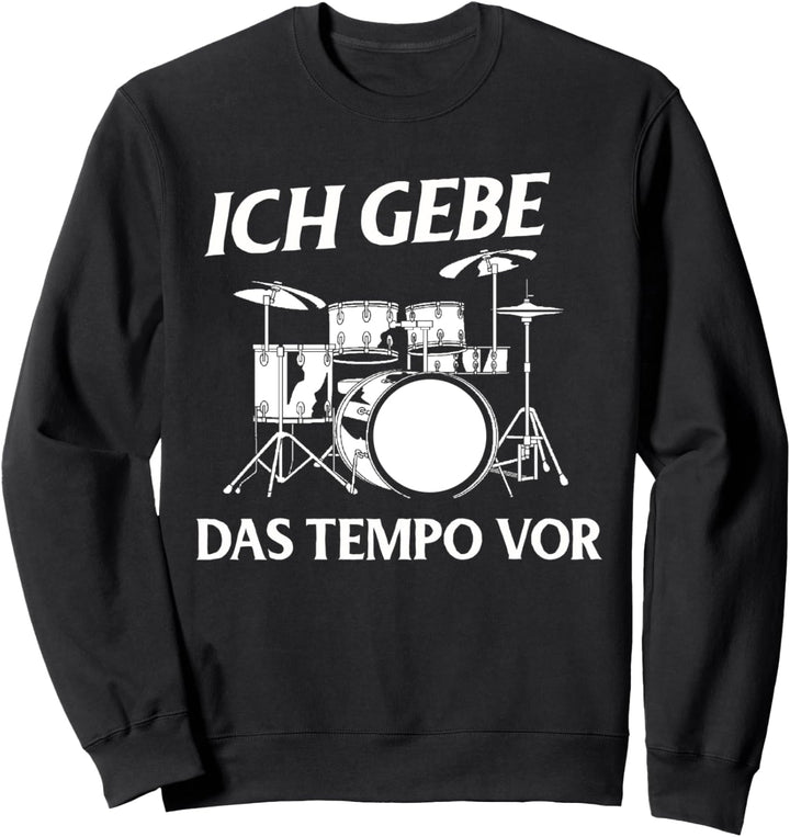 Schlagzeug Geschenke Für Männer Drumsticks Vintage Rock Sweatshirt