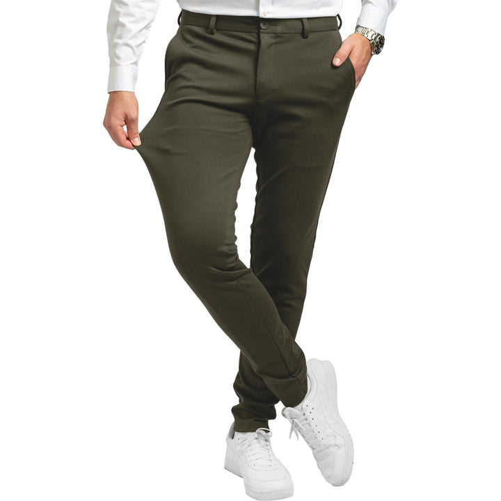 Performance Pants Herren - Stilvolle Slim Fit Herren Hosen Stretch - Hosen Herren Stretch - Angenehm