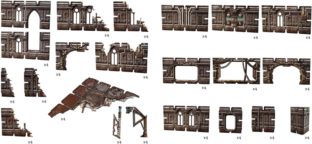 Battle Systems Sci-Fi-Gelände, 28 mm modulares 3D-Weltraum-Gelände, perfekt für Wargaming und Rollen