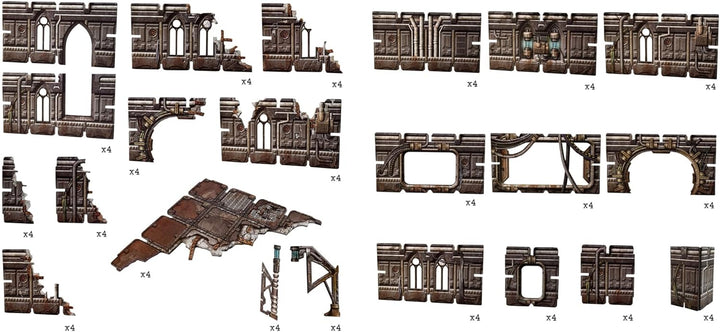 Battle Systems Sci-Fi-Gelände, 28 mm modulares 3D-Weltraum-Gelände, perfekt für Wargaming und Rollen