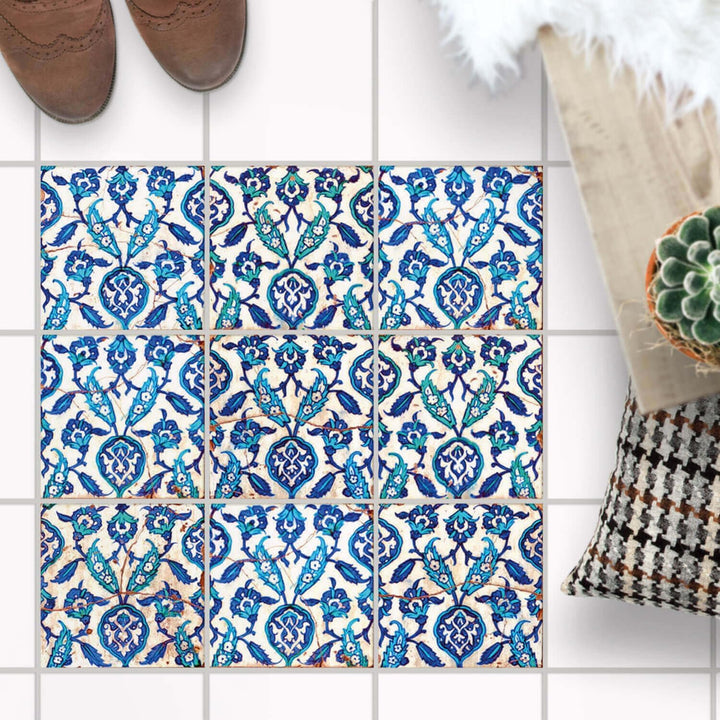 Fliesensticker für - [ Boden Fliesen ] - Aufkleber Folie Sticker für Fliesen Boden - Küche oder Bad