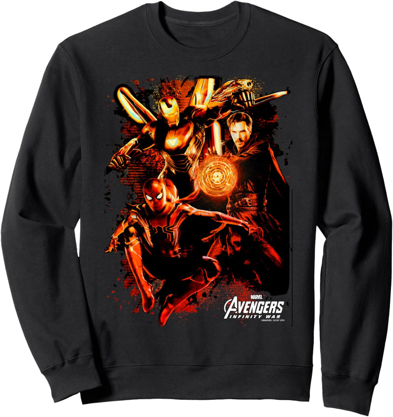 Marvel Avengers Infinity War Team Red Glow Sweatshirt