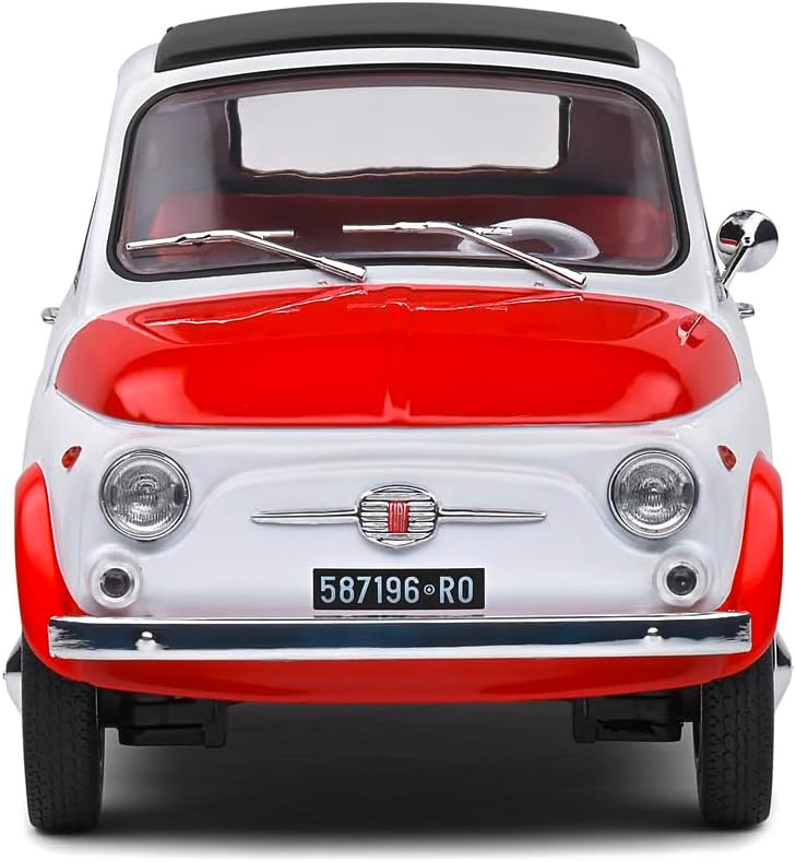 Solido - 1:18 FIAT 500 Robe di Kappa weiss