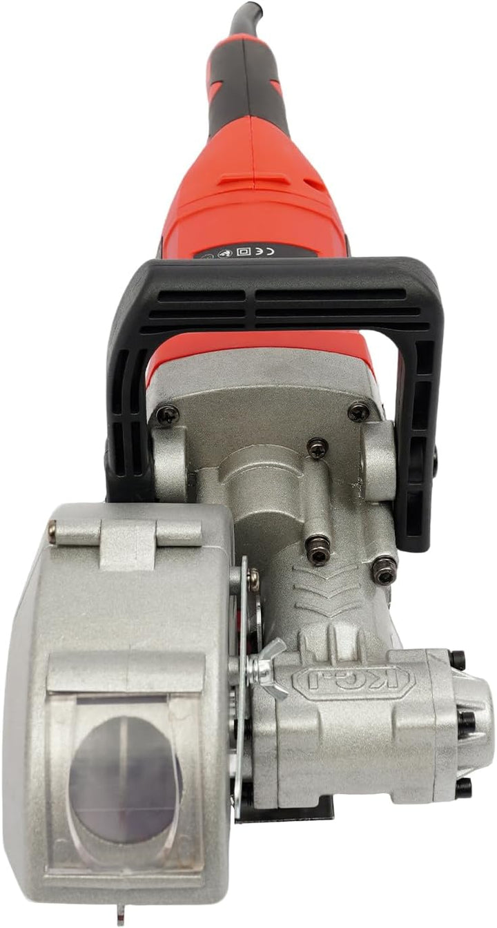 Mauernutfräse 4000W, Schlitzfräse mit 5 Stück 121mm Sägeblätter | 1,38Zoll einstellbare Tiefe&Breite