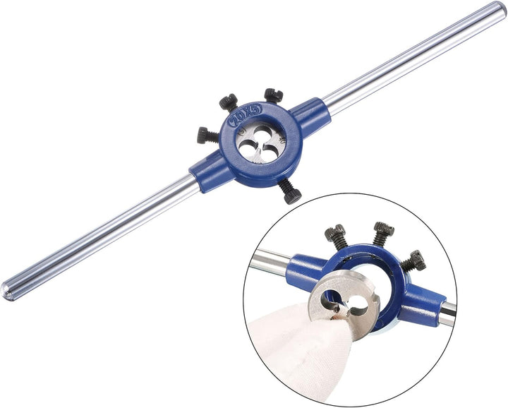 sourcing map 8-32 UNC Gewindeschneider Werkzeugsatz 20mm Rund Werkzeugschlüssel Hochgeschwindigkeits
