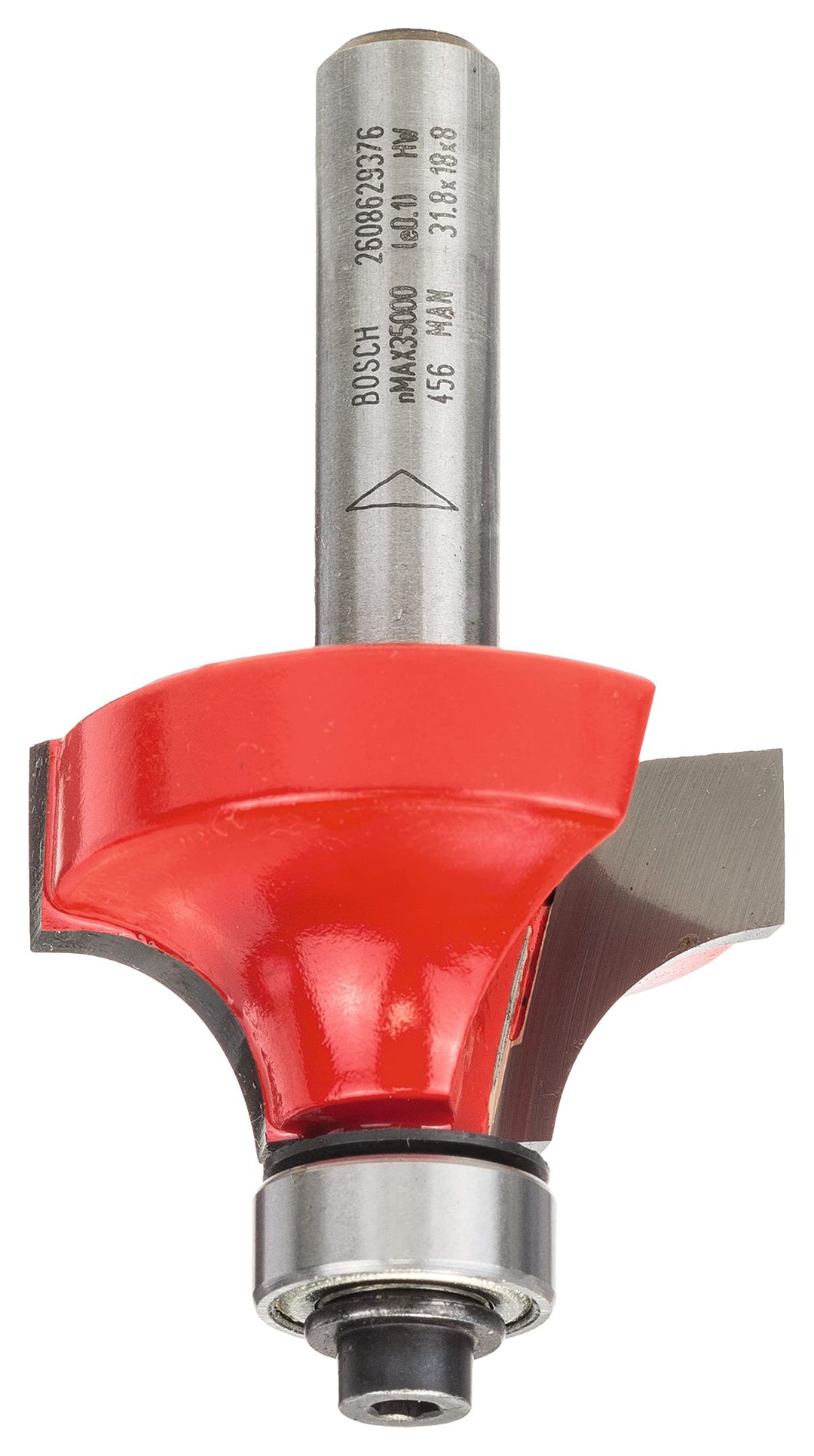 Bosch Professional Abrundfräser Expert for Wood (für Holz, Ø 31,8 mm, Arbeitslänge 18 mm, Zubehör Ha