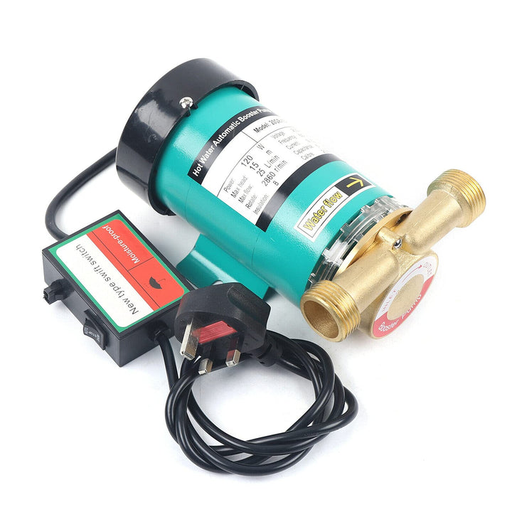120W Pressure Booster Pump Home Garden Water Pump Shower Taps Booster Automatic On-Off Pressure Cont