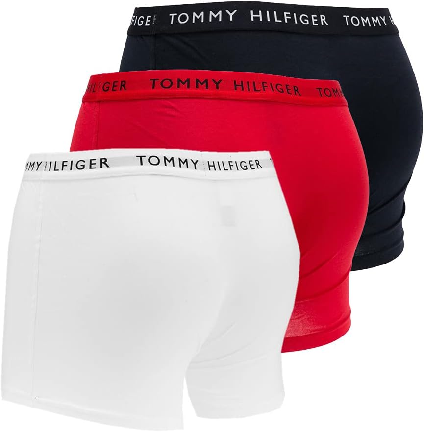 Tommy Hilfiger Underwear-Slips/Boxershorts Herren XXL Mehrfarbig (White/Desert Sky/Primary Red), XXL