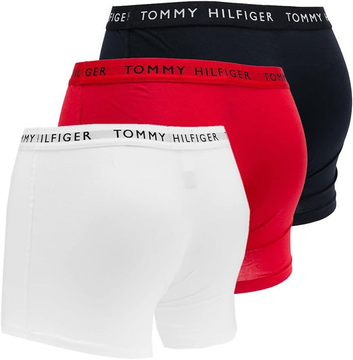 Tommy Hilfiger Underwear-Slips/Boxershorts Herren XXL Mehrfarbig (White/Desert Sky/Primary Red), XXL