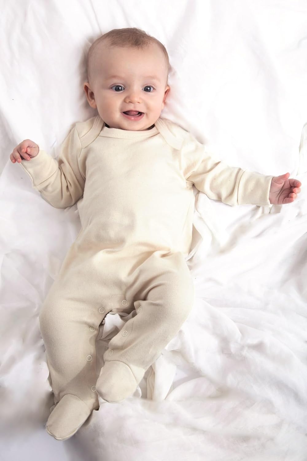 Baby Body Schlafanzug Strampler Langarm Junge Mädchen Hello World Tiermotiv Tiere Fuchs 6-12 Monate