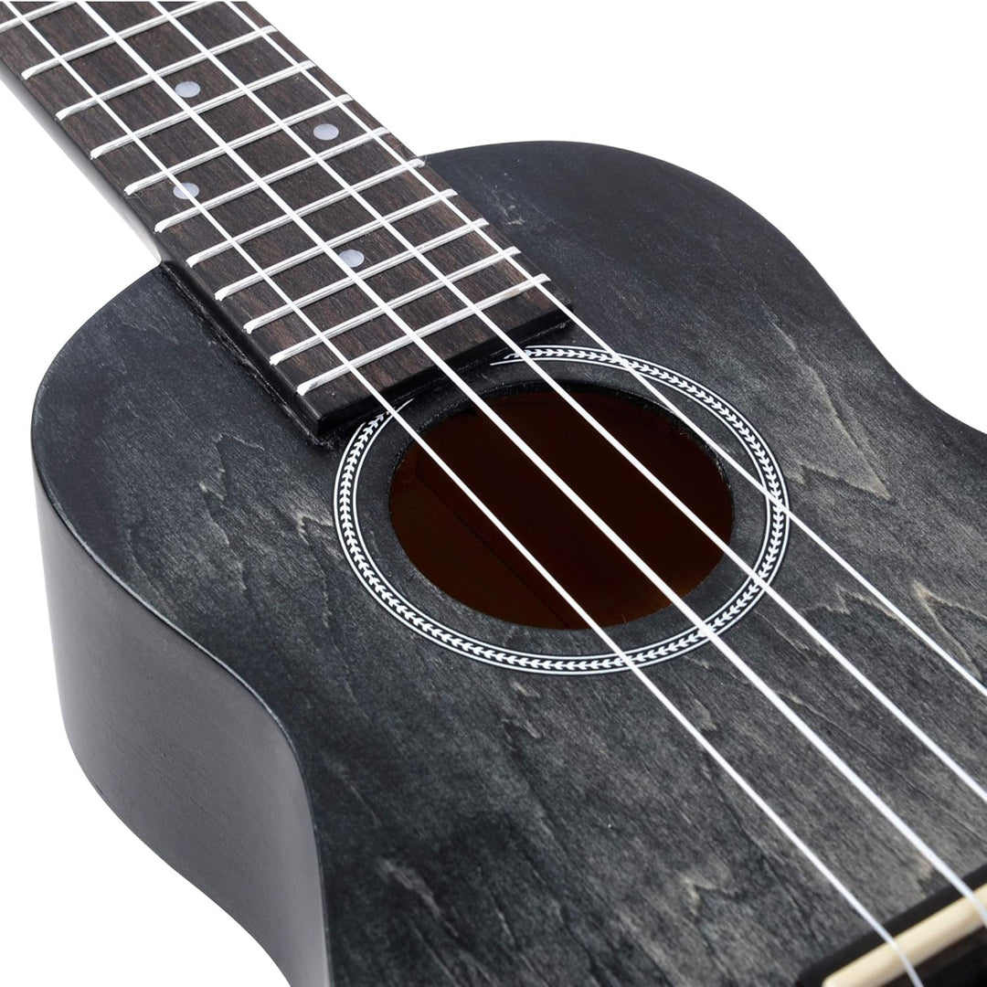 Winzz 21" Sopran Ukulele Anfänger Set Kinderm Erwachsene, Einzigartiges Farbdesign, mit Tasche, Stim