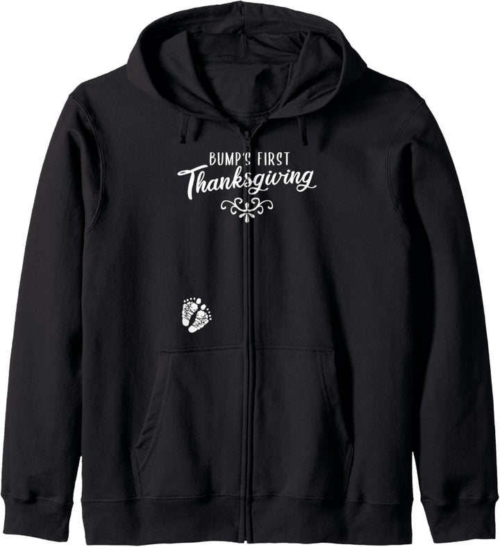 Frauen Thanksgiving Baby Ankündigung Schwangerschaft Kapuzenjacke