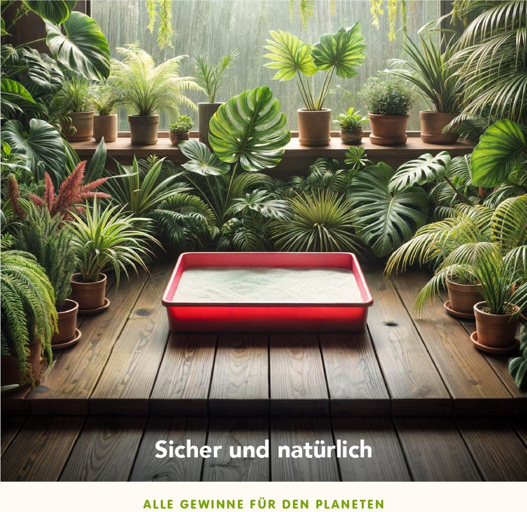 Almo Nature Natural Cat Litter Soft Texture - Klumpende Katzenstreu, 100% pflanzlich, biologisch abb