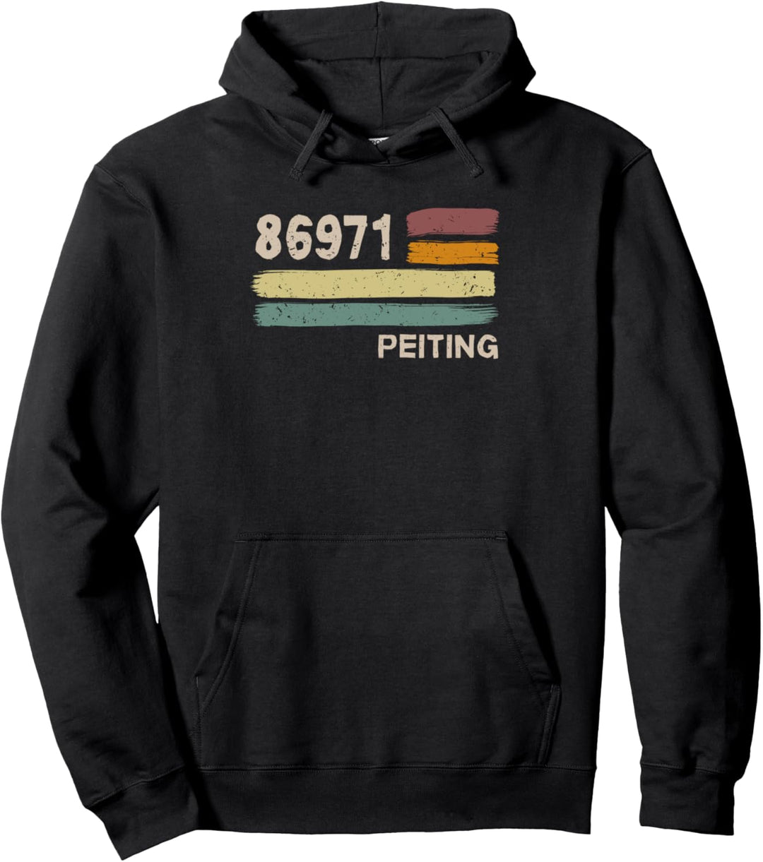 Retro 86971 Peiting Vintage Gemeinde PLZ Pullover Hoodie
