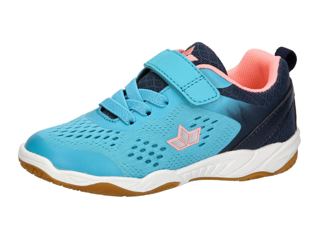 Lico Jungen Key Vs Hallenturnschuh 34 EU Türkis Marine Rosa, 34 EU Türkis Marine Rosa