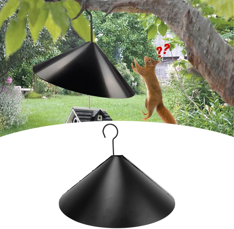 2 Stück Eichhörnchen-Klappe, universelle Eichhörnchen-sichere Schallwand, Vogelfutterschutz und Voge