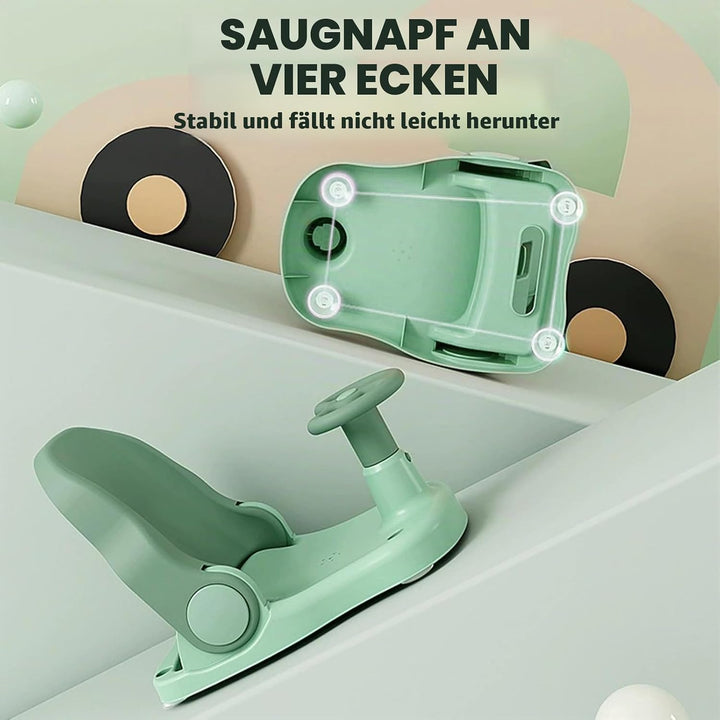 Badewannensitz Baby, Baby Badewanne,Rutschfest Badewannensitz mit Starke Saugnäpfe,Baby Bath Seat,4