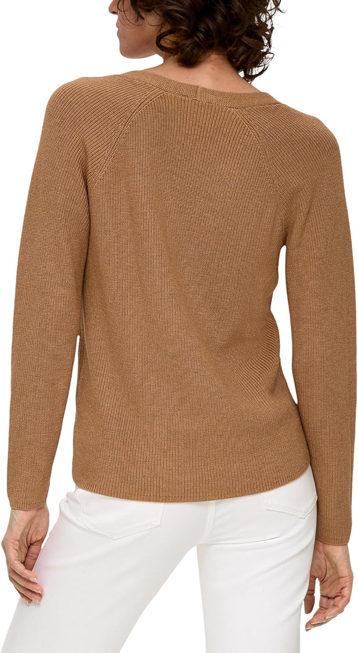s.Oliver Strickpullover mit Raglanärmeln 40 84w5_zimt, 40 84w5_zimt