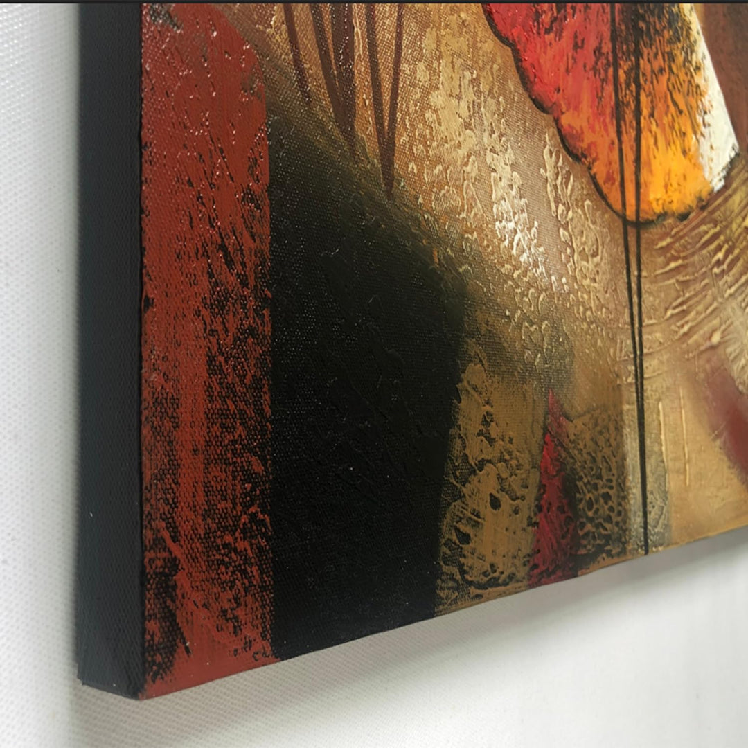 Wieco Art ölgemälde auf Leinwand, 2 Balletttänzerinnen, Kunstwerk, Moderne Deko, 100% handbemalt, Ze