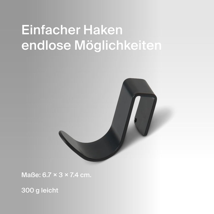 Pedestal Hook Mount | Praktische Halterung für Kabel, Kopfhörer, Kleine Lautsprecher hinten TV-Möbel