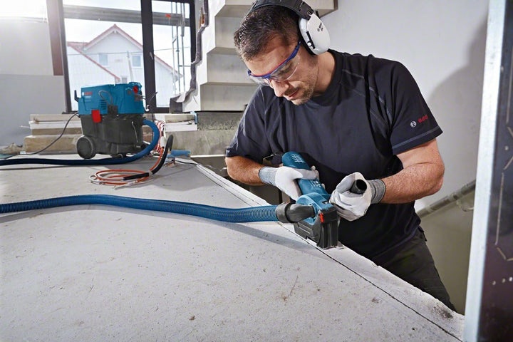 Bosch Professional Absaughaube GDE 125 EA-S zum Trennen (geeignet für Bosch Professional Winkelschle