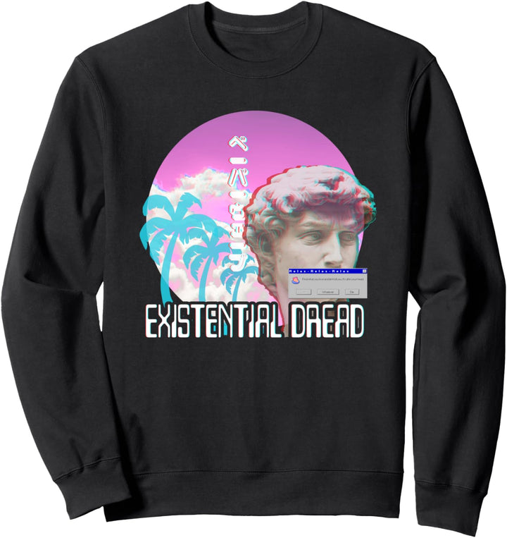 Existenzielle Angst Vaporwave Harajuku Streetwear Sweatshirt