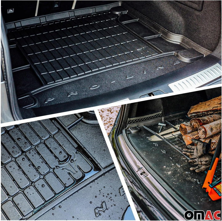 OMAC Fussmatten Kofferraumwanne für BMW X5 F15 2013-2018 Gummi 4X Schwarz X5 (F15 / F85) 2013-2018 S