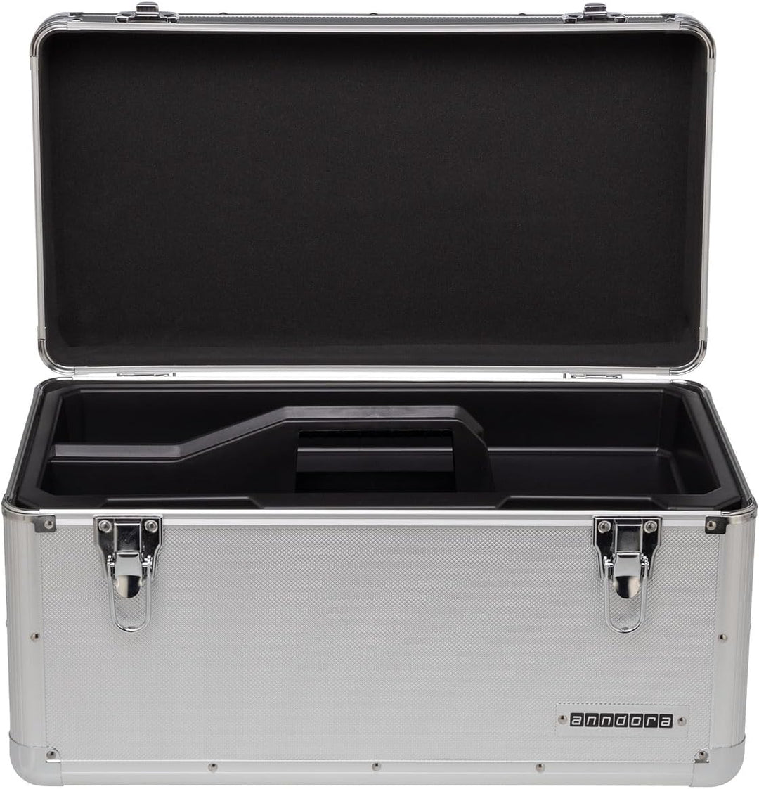 anndora Werkzeugkoffer 28 Liter - XL Werkzeugkasten Werkzeugbox - silber XL - Silber, XL - Silber