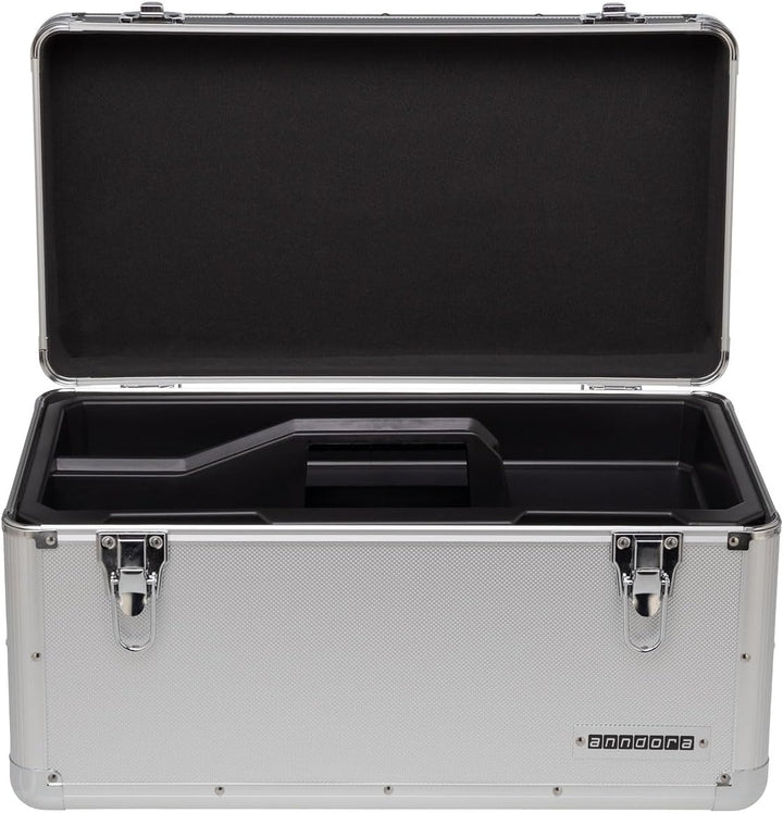 anndora Werkzeugkoffer 28 Liter - XL Werkzeugkasten Werkzeugbox - silber XL - Silber, XL - Silber