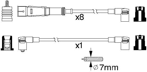 Bosch 0986356334 - Zündleitung - 1 Stück