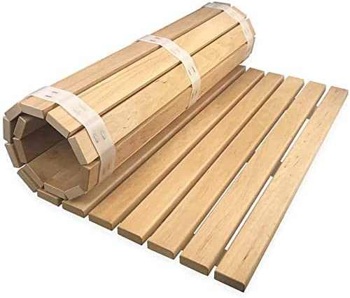 SudoreWell® Badematte Duschmatte Baderost aus Roterle 100 x 60 x 1,5cm (AP-10 GW) Badematte Duschmat