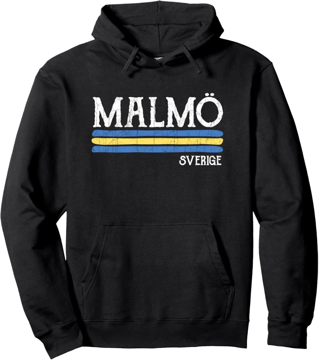 Vintage Malmö Schweden Schwedisch Pullover Hoodie