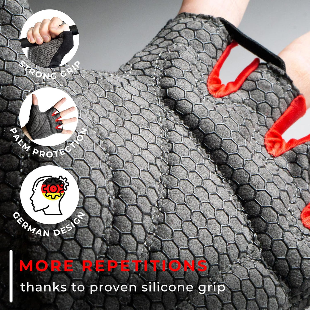 MACCIAVELLI® Fitness Handschuhe Damen Herren - Trainingshandschuhe für Kraftsport, Krafttraining, Bo