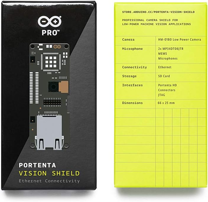 Arduino Portenta Vision Shield - Ethernet [ASX00021], Ethernet