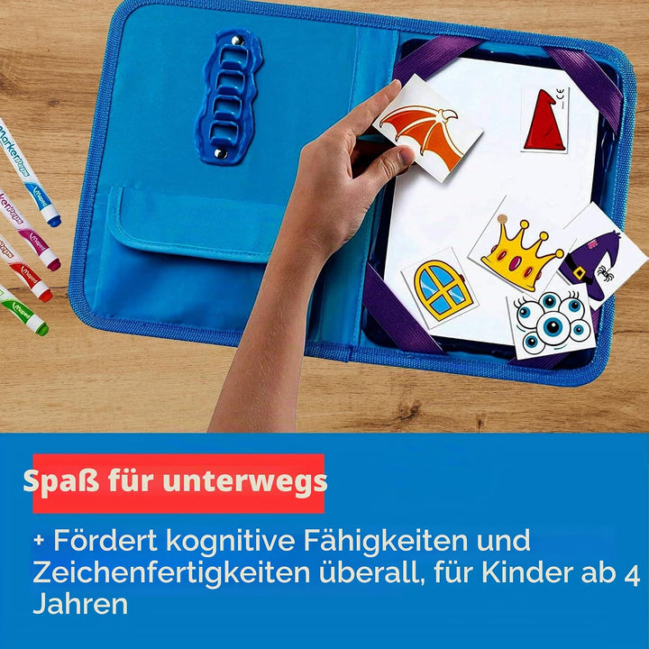 Maped 969311 CREATIV - Magnetische Tafel Travel Board Travel Board Prinzessinnen und Ritter, Travel