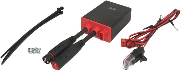 DEFA 450016 Batterie Ladegerät 12V 5A + 460785 WarmUp Anschluss Set 2,5m (Set, 2-teilig)