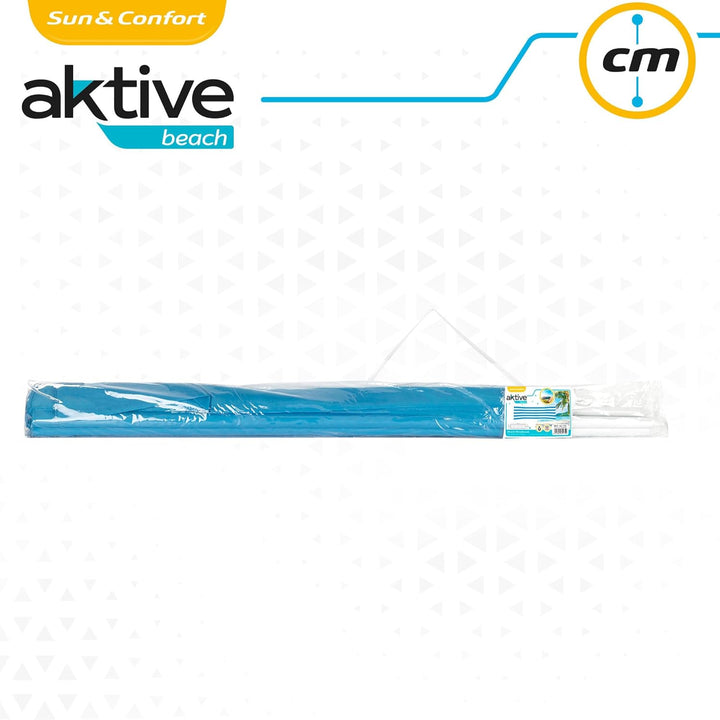 AKTIVE 62135 Windschutz aus Polyester, 480 x 82 cm, mit Stahlmast, einzeln