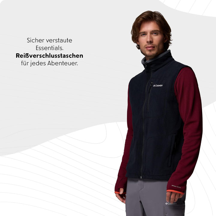 Columbia Herren Fast Trek Fleeceweste Fleece-Weste S Black - 009, Fleece-Weste S Black - 009