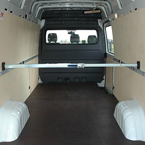 kuriershop Klemmbalken, Stahl, 2-Fach verstellbar 1,24-2,74 m, Klemmstange im 2er Set