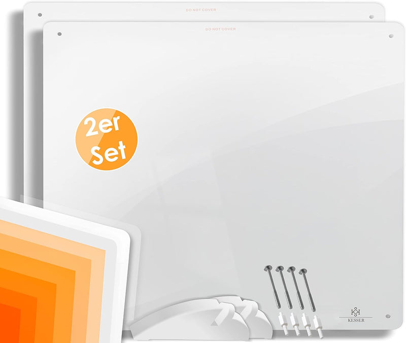 KESSER® 2x Infrarotheizung 550 Watt Wandheizung ✓ Infrarot ✓ Heizung ✓ Heizkörper | Heizpaneel| Inkl