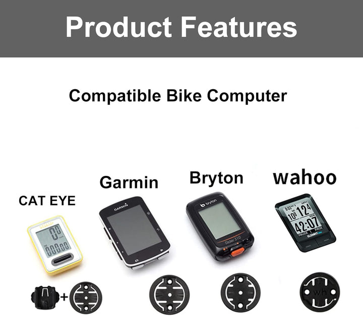 BSSOK Integrierte Fahrrad Computer Halterung für Rennrad, Aluminiumlegierung, Lenkerhalterung Kompat