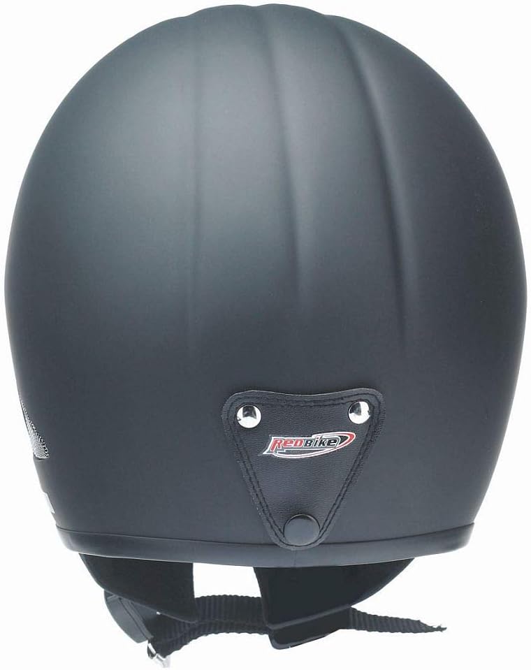 Redbike Oldtimer Motorrad Halbschalenhelm RB 670 matt-schwarz ohne ECE S - XXL, XL
