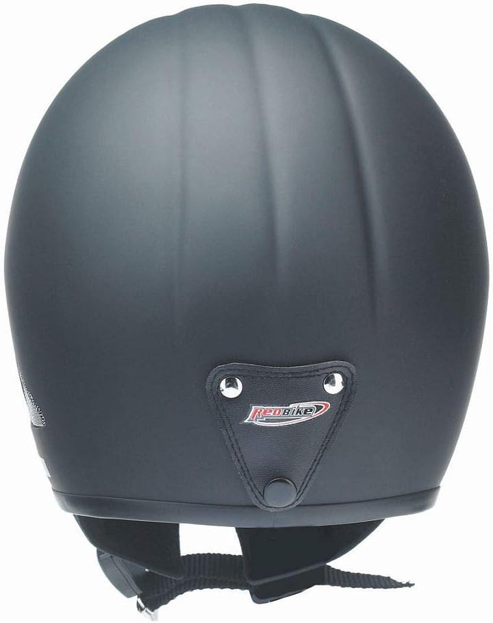 Redbike Oldtimer Motorrad Halbschalenhelm RB 670 matt-schwarz ohne ECE S - XXL, XL