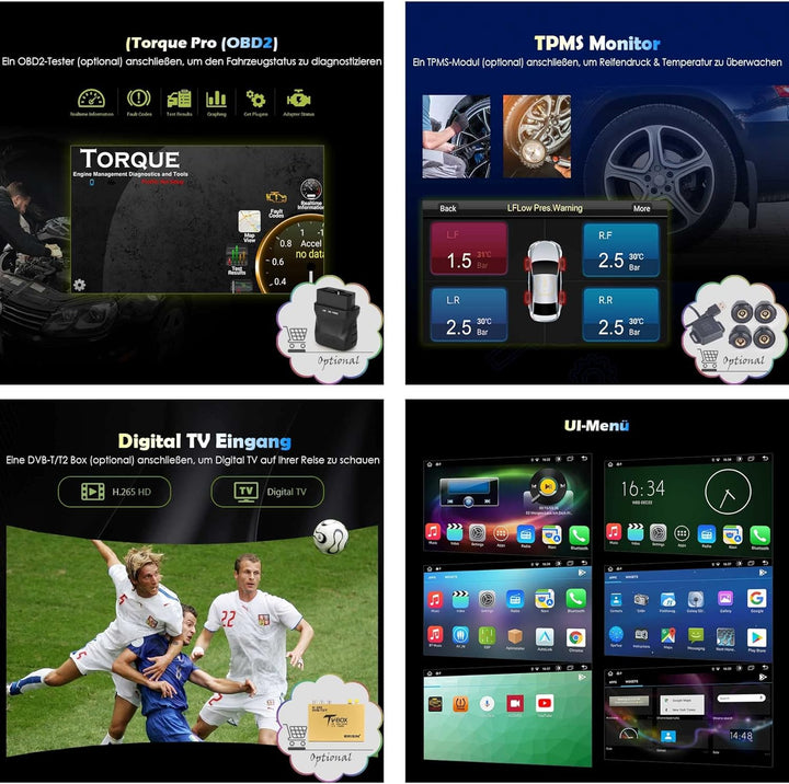 Erisin 9 Zoll 8-Kern Android 11 Autoradio mit Navi GPS für Mercedes Benz A/B Klasse W169 W245 Sprint