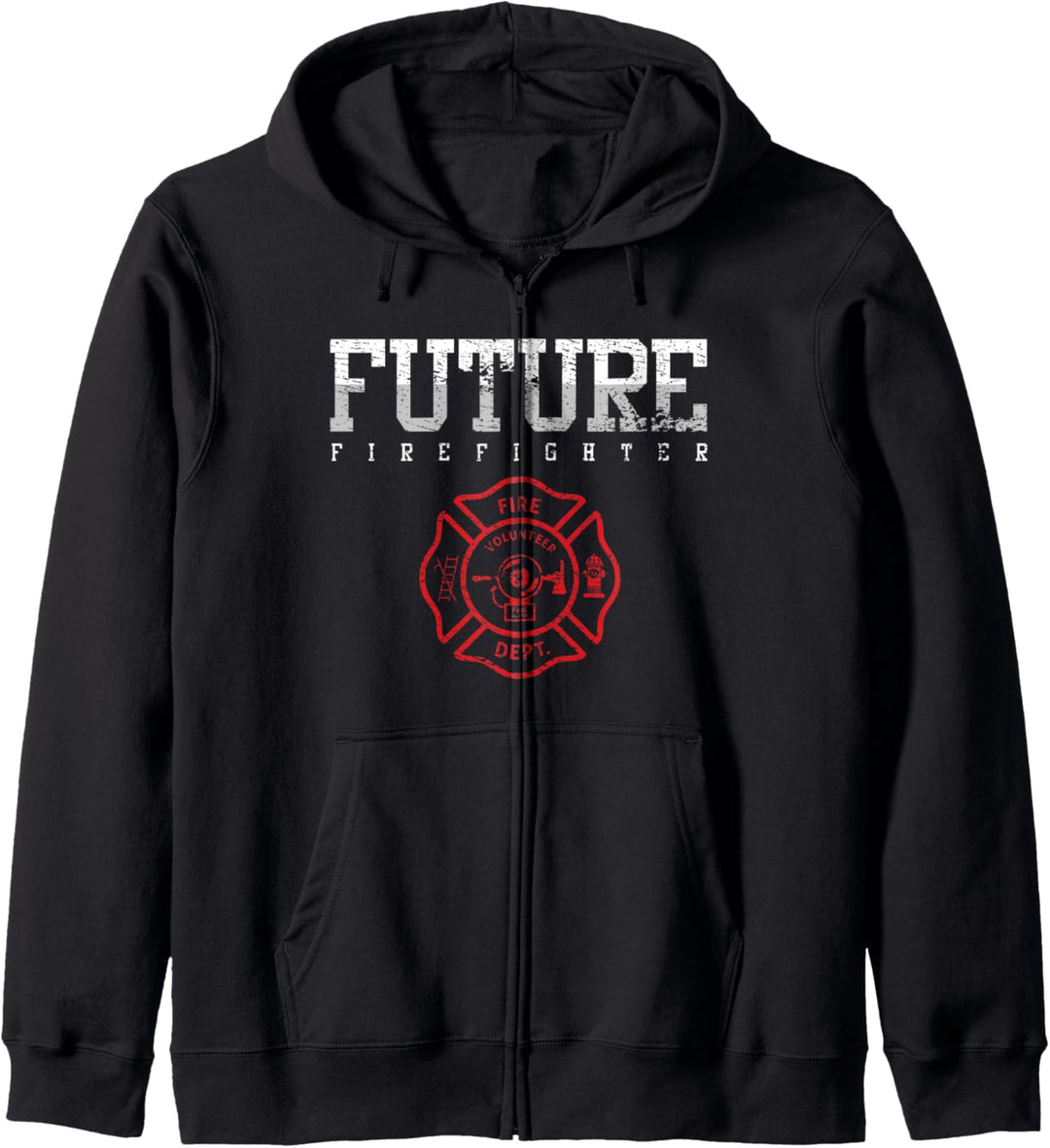 Future Firefighter Fire Department Feuerwehrmann Rettung Notfall Kapuzenjacke