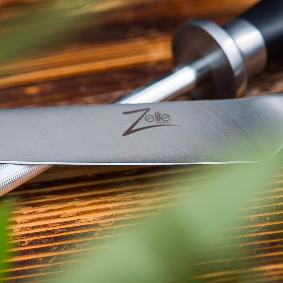 Zelite Infinity Messerschärfer-Stab, 25cm Messerschärfer für Kochmesser, Messerschleifer zum Messer
