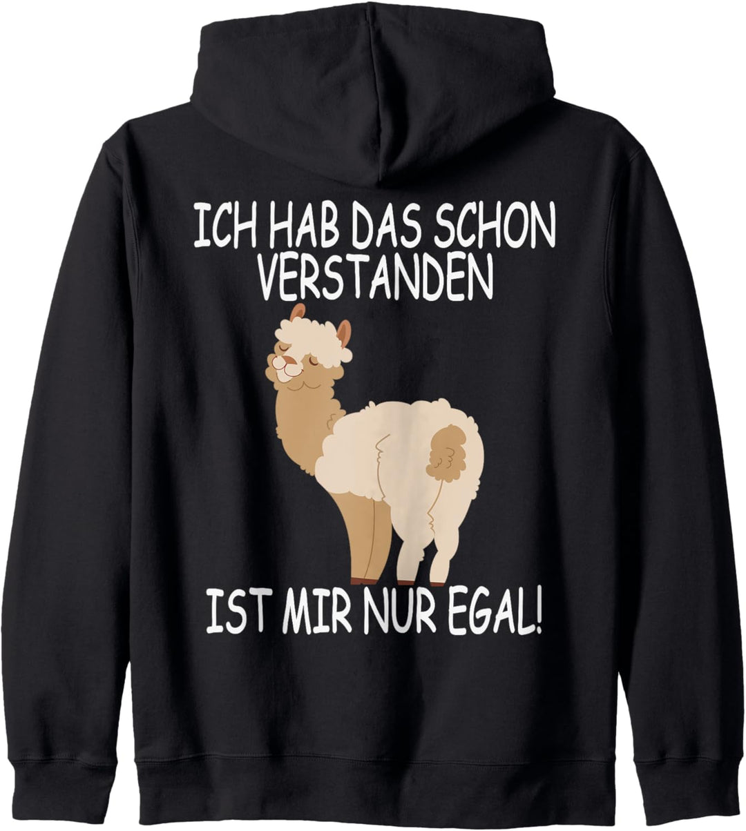 Ich hab das schon verstanden, Alpaka und Lama Kapuzenjacke